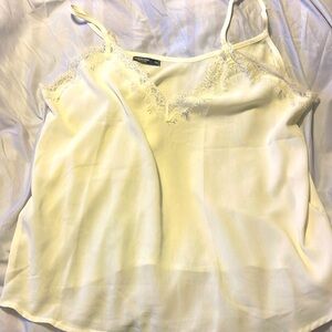 Women cream blouse never worn tags
